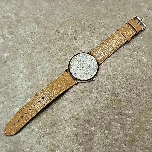 Geneva Tan and Pastel Desert Colors Southwest Pattern Watch in Neutrals - Picture 3 of 3